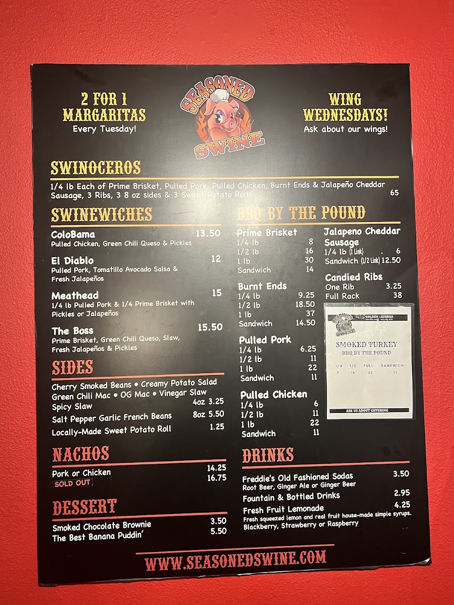 Seasoned Swine BBQ Menu - Image 2