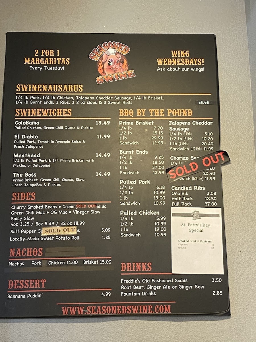 Seasoned Swine BBQ Menu - Image 3
